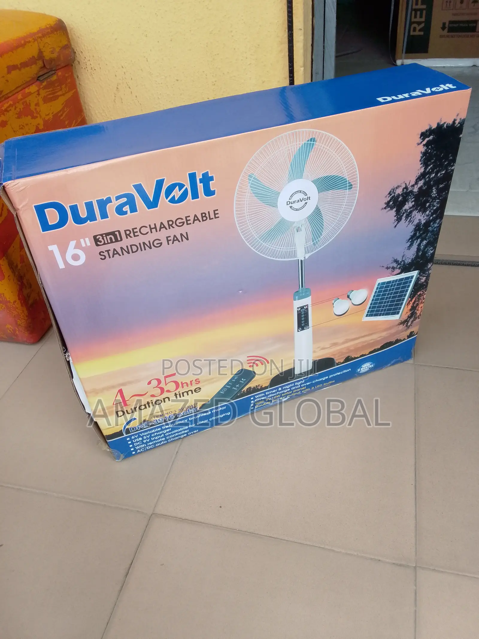 Introducing the New 16 Inch Duravolt Rechargeable Fan