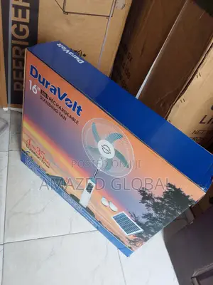 Introducing the New Duravolt 16" Built in Solar Fan + 2 Bulb