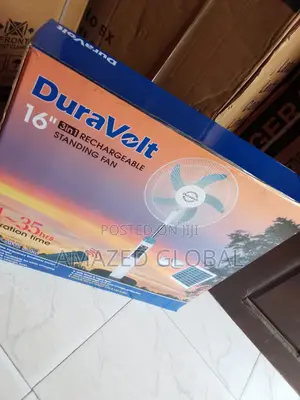 Introducing the New Duravolt 3+1 Rechargeable Fan + Solar