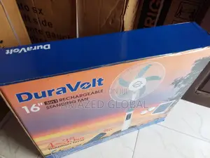 Introducing the New Duravolt 16" Double DC Rechargeable Fan