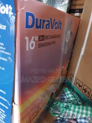 High Quality Duravolt 3+1 Ac/Dc Auto Change Rechargeable Fan