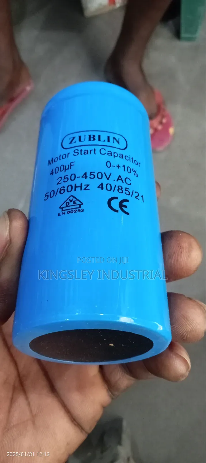 Motor Start Capacitor 400uf 250v AC
