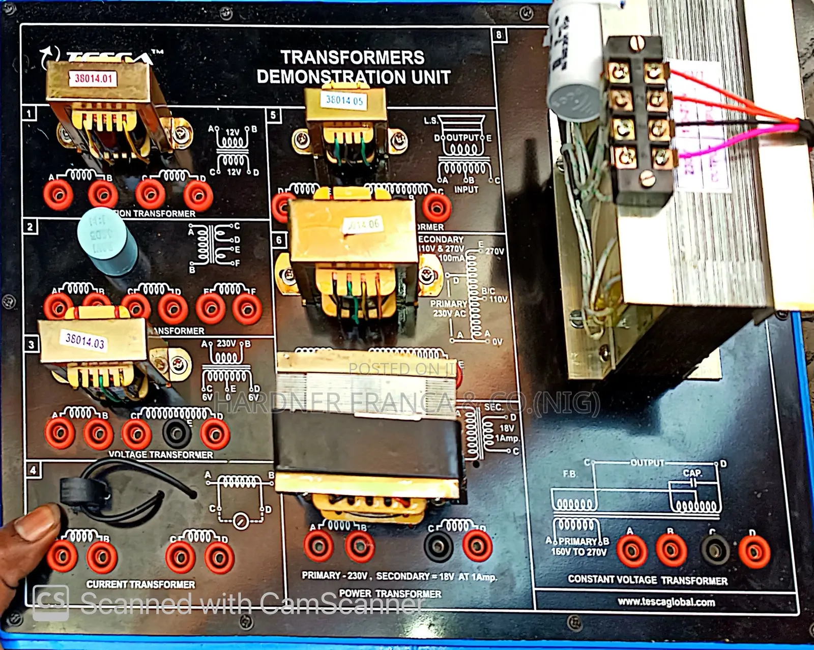 Transformer Demonstration Trainer Unit