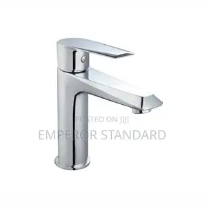 Handle Basin Chrome Faucet Mixer for Hotel Bathroom