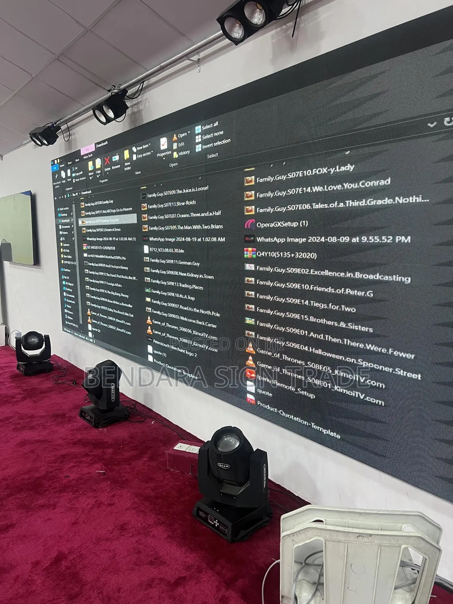 Video Wall Display 16*6ft