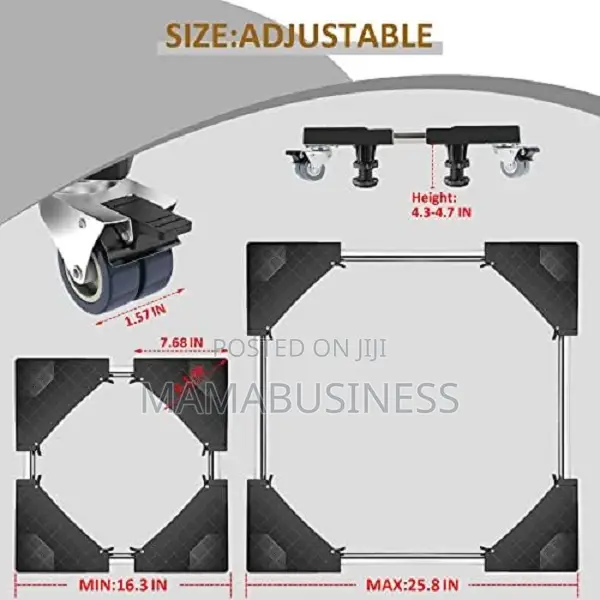 Multifunction Movable Adjustable Support Base