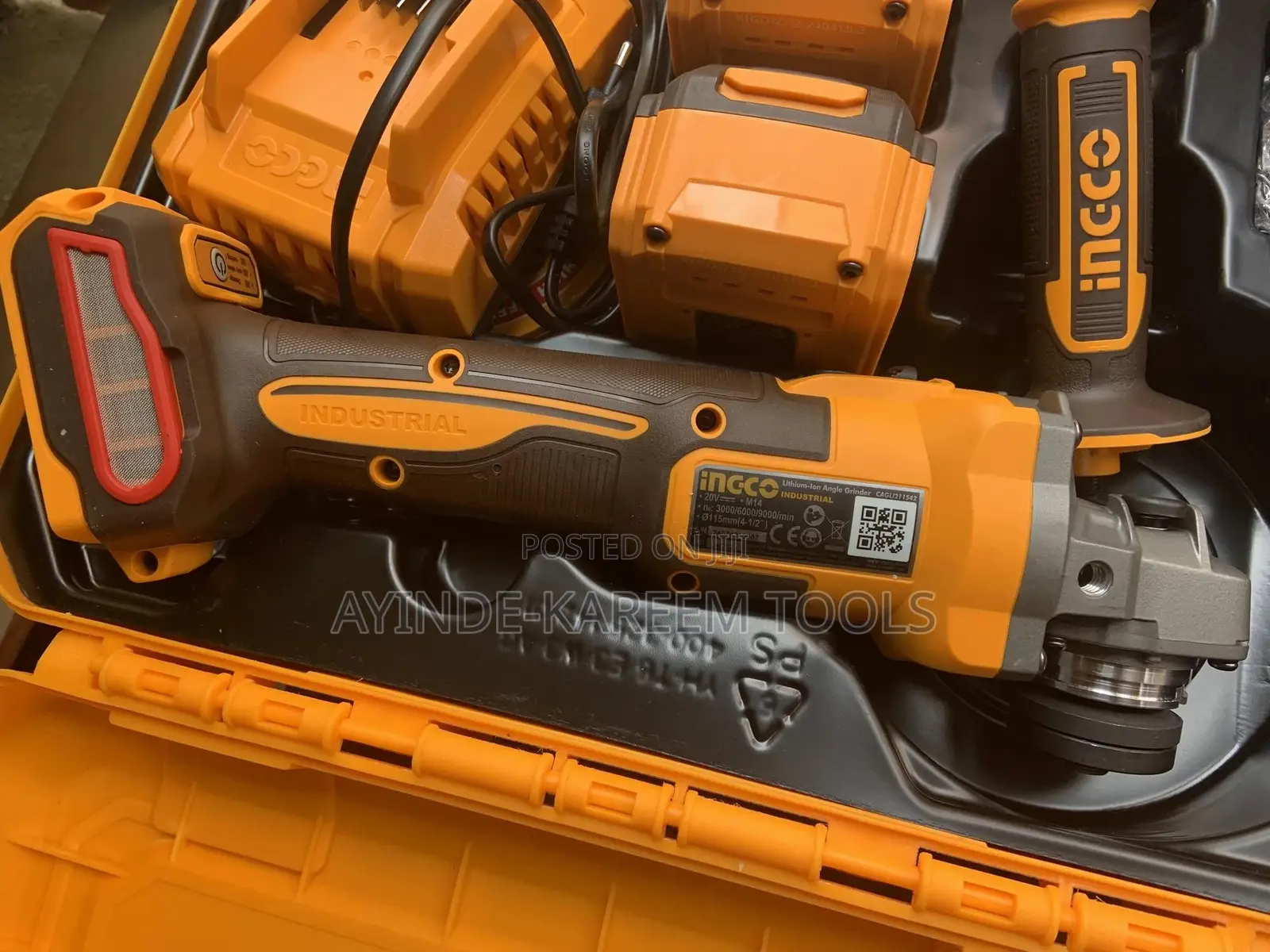 Cordless Angle Grinder 20v (115mm 4-1/2)