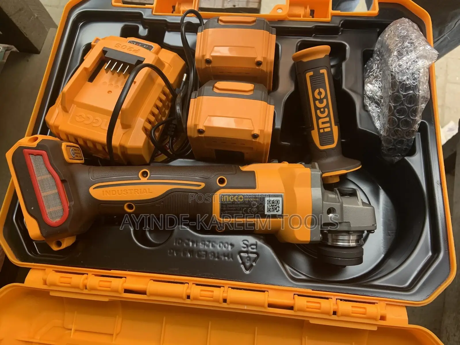 Cordless Angle Grinder 20v (115mm 4-1/2)