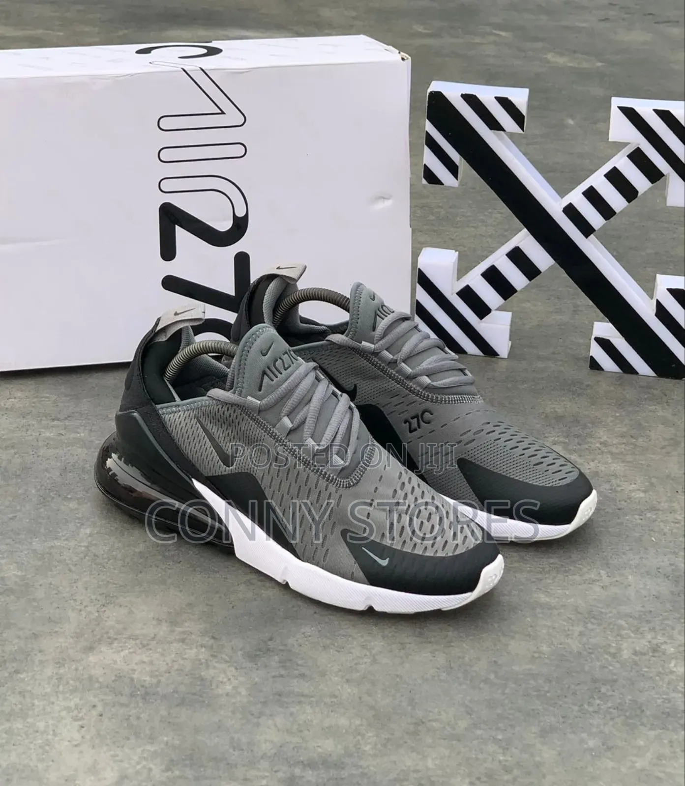 High Quality Nike Airmax 270 Grey Sneakers