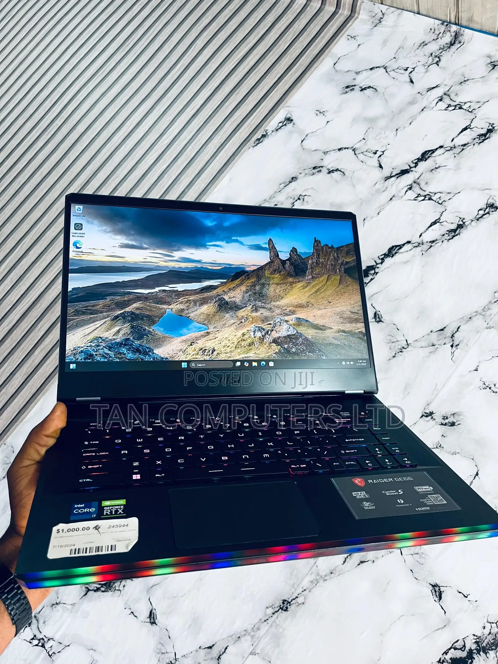 Laptop MSI GE66 Raider 32GB Intel Core i7 SSD 1.5T
