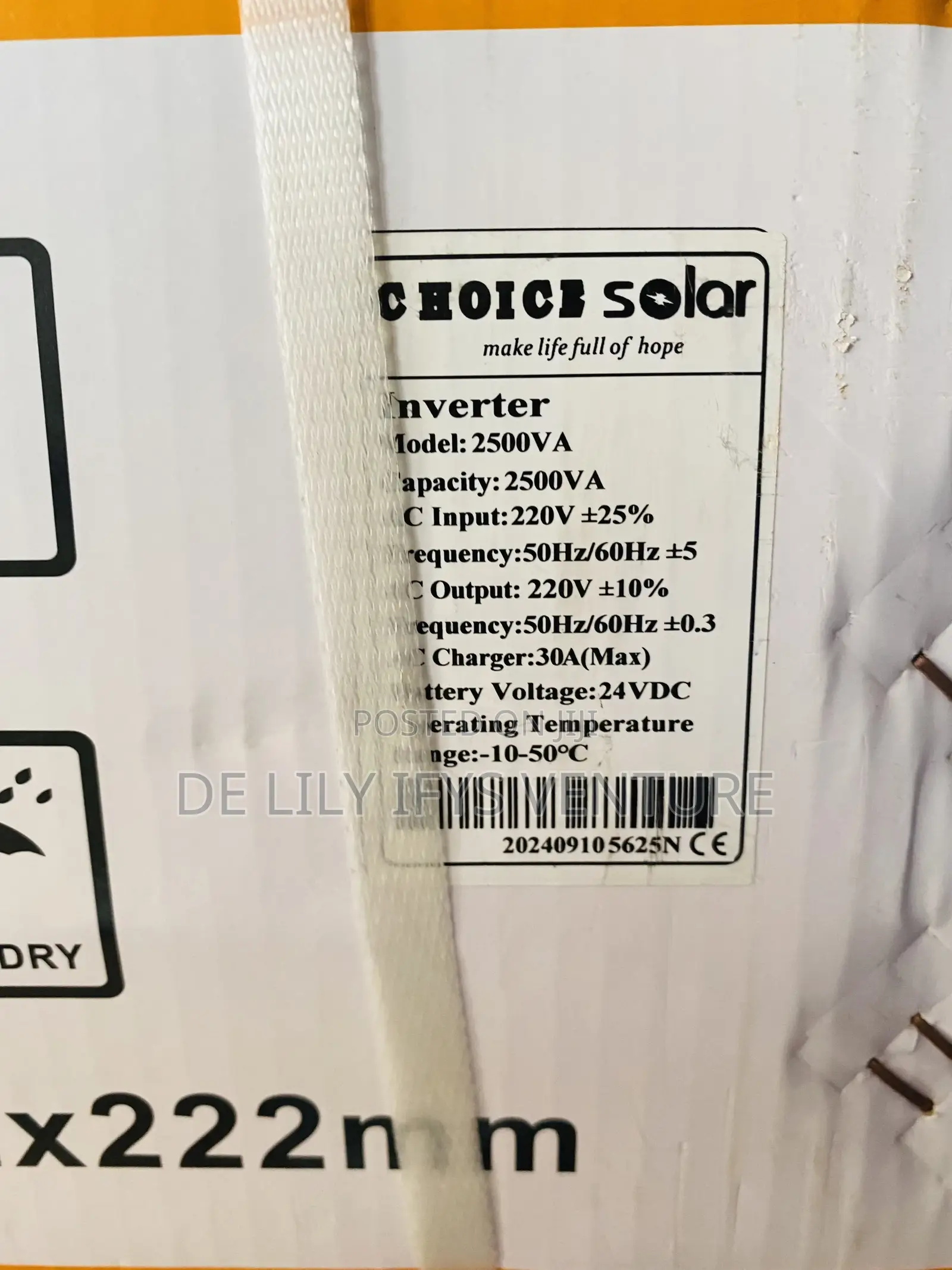 Choice Inverter 2.5kva