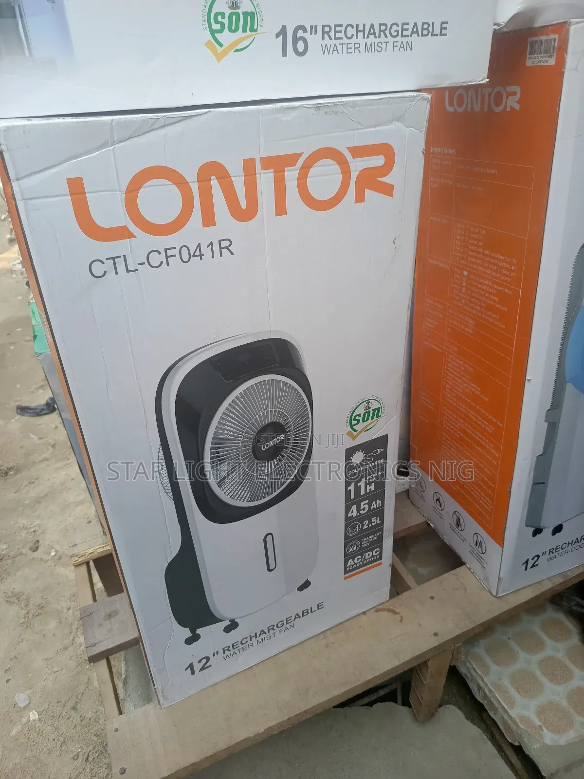 Air Cooler Lontor Rechargeable