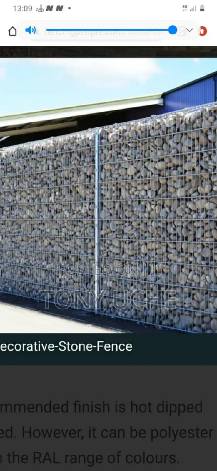 Galvanize Mesh Wire