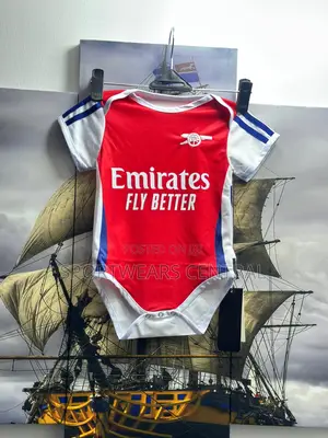 Photo - Original Arsenal Baby Body Suit Jersey
