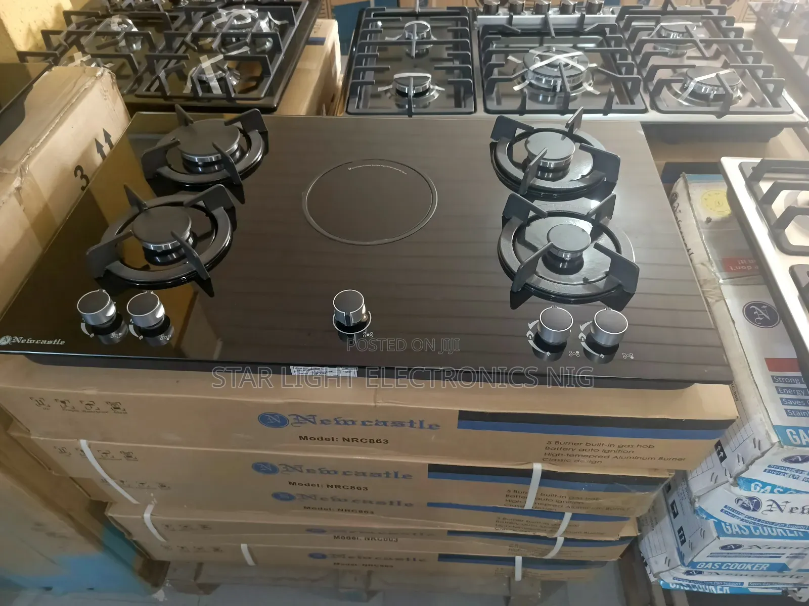 5 Burners Built-in & 1 Electric Hob