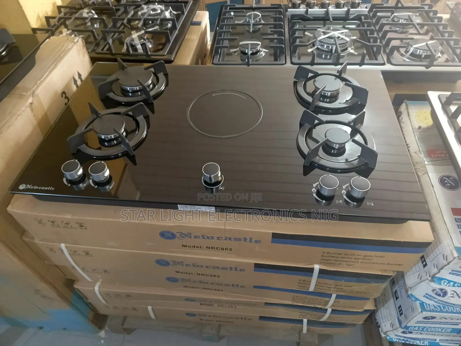 5 Burners Built-in & 1 Electric Hob
