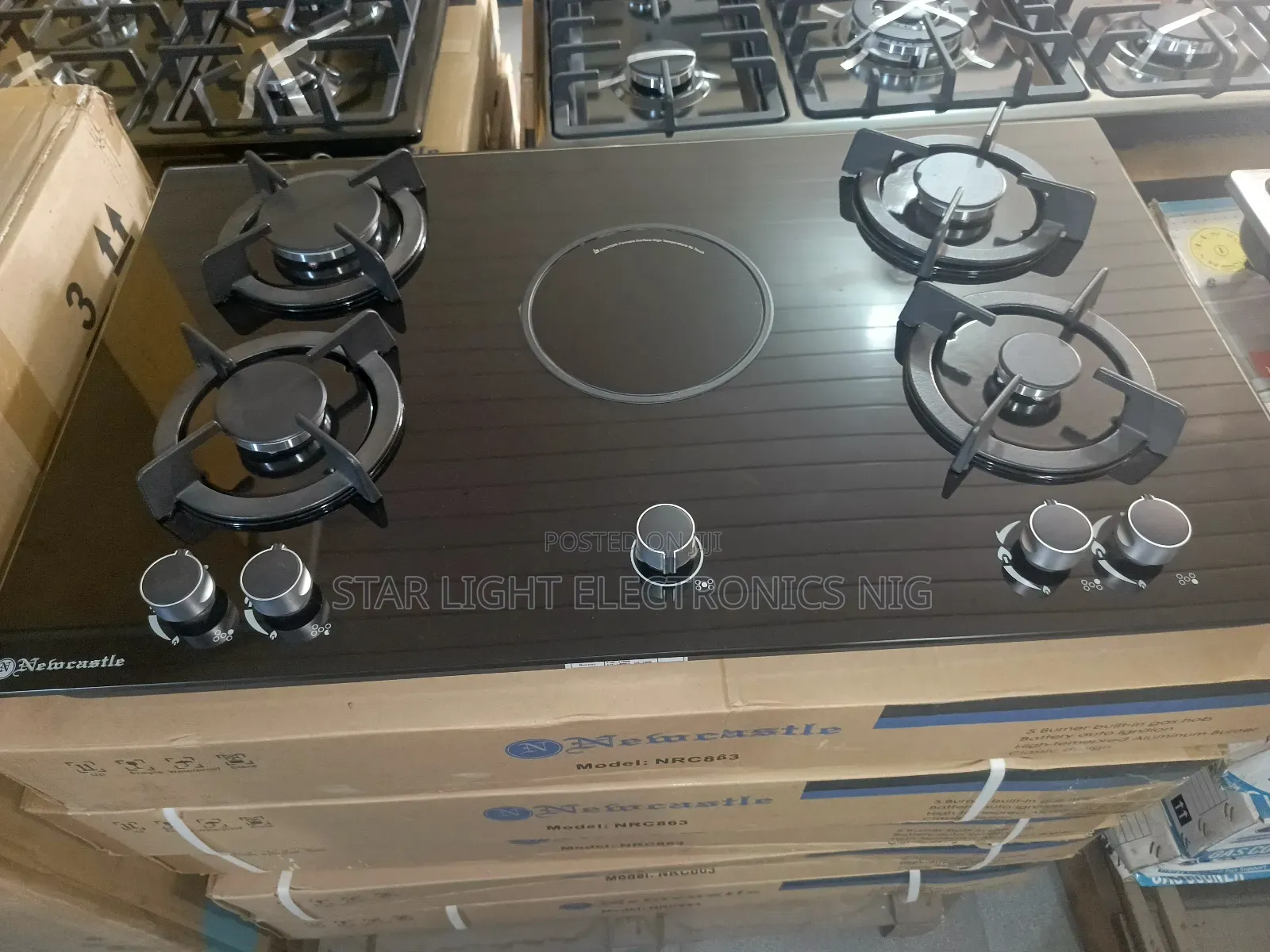 5 Burners Built-in & 1 Electric Hob