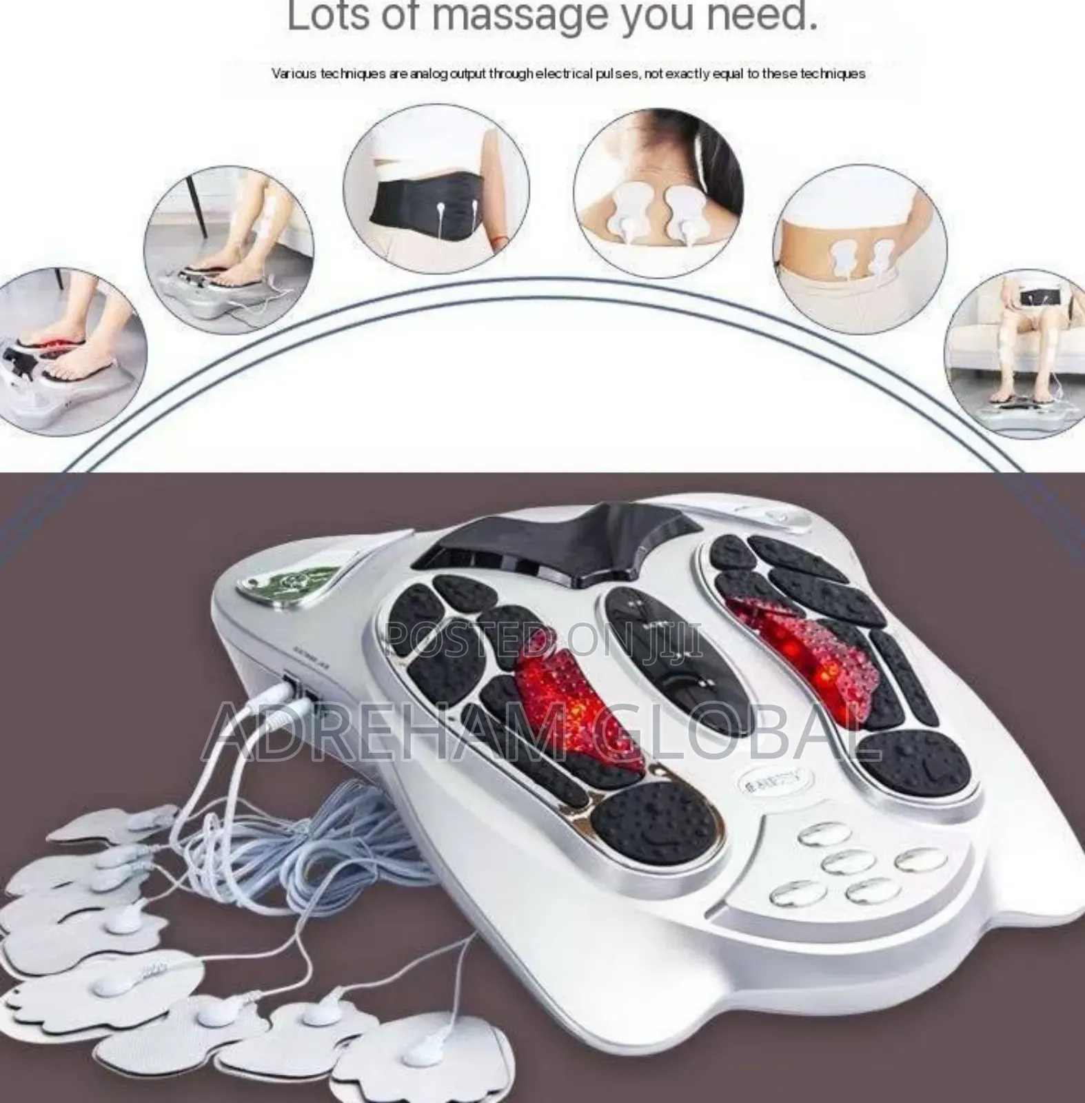 Electromagnetic Foot Massager Wave Pulse Circulation Massage