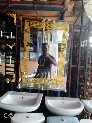 Golden Single Mirror