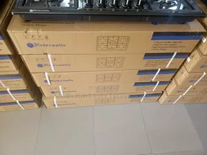 5 Burners Hob Black Stainless