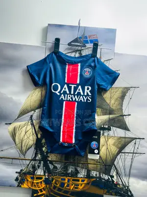 Photo - Paris Saint Germaine PSG Baby Football Bodysuit for Toddlers