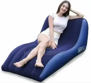 S-Shaped Inflatable Sofa With Pump