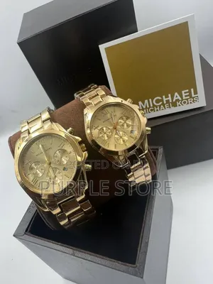 Michael Kors* Men/Women Gold Watch