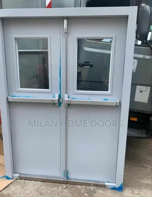 5ft Emergency Fire Exit Security Door With Glass