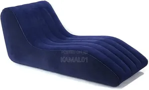 Portable Air Inflatable Sofa Bed, S-Shaped Inflatable