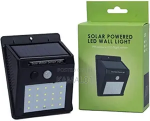 Solar Powered LED Wall Light- PIR Sensor CDS Night Sensor