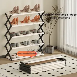 Multi-Layer Shoe Rack 5 Layers Simple Shoe Cabinet