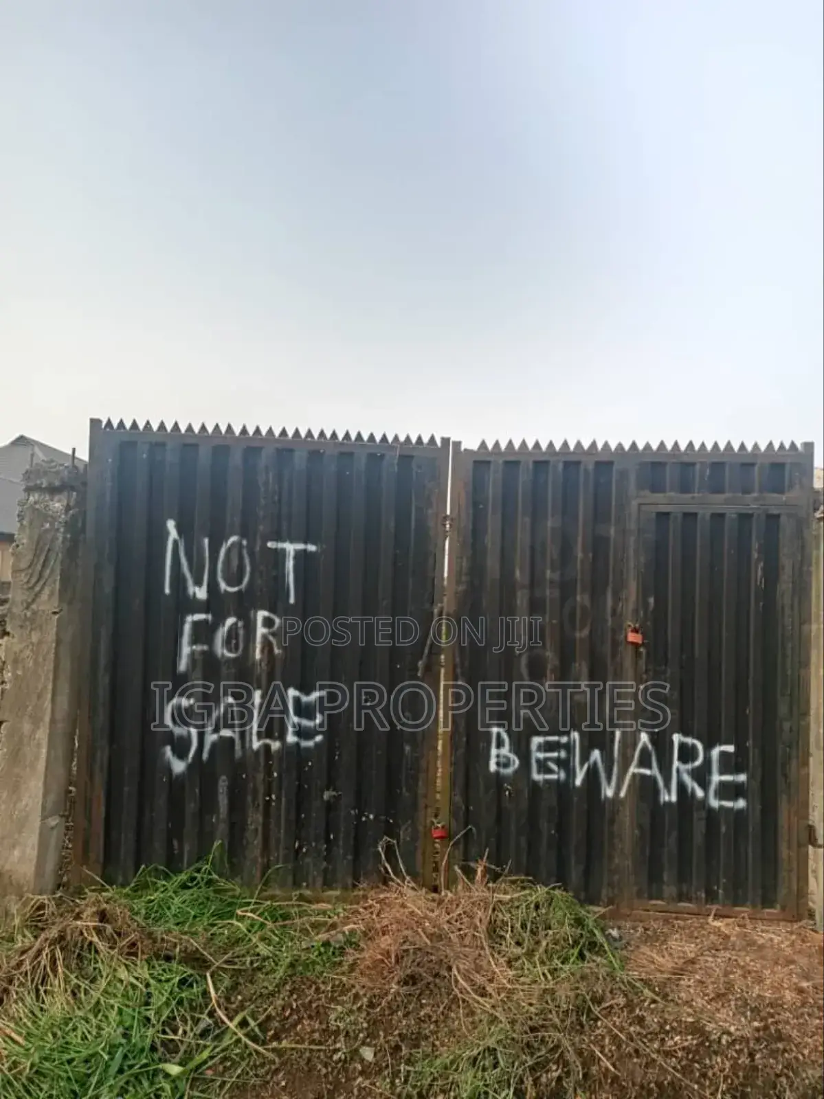 Full Plot With Fence Gate at Owode Oniri