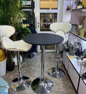 Brand New Quality Bar Stools and Table Adjusted