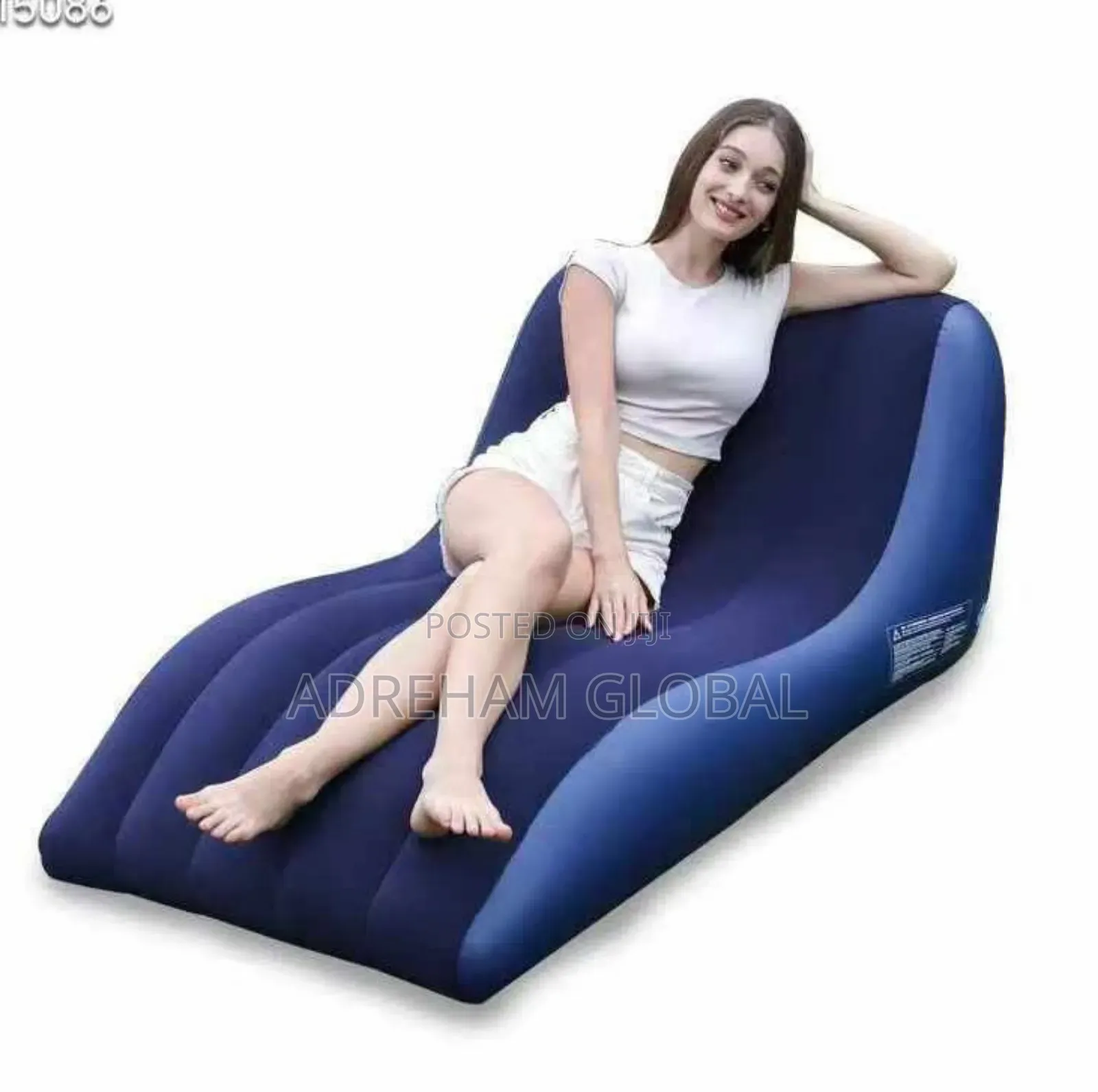 S-Shaped Inflatable Sofa Chair With Pump