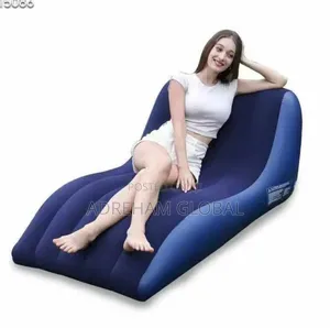 S-Shaped Inflatable Sofa Chair With Pump