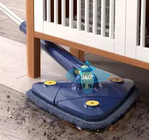 Telescopic Triangle Mop 360° Rotatable Spin Cleaning Mop