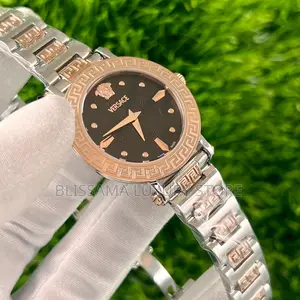Luxury Versace Female Chain Strap Wristwatches