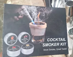 Cocktail Smoker Kit With Torch, 4 Flavours Wood Chips,
