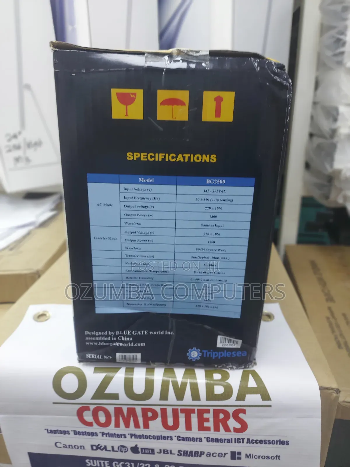Bluegate 2500va Uninterrupted Power Supply