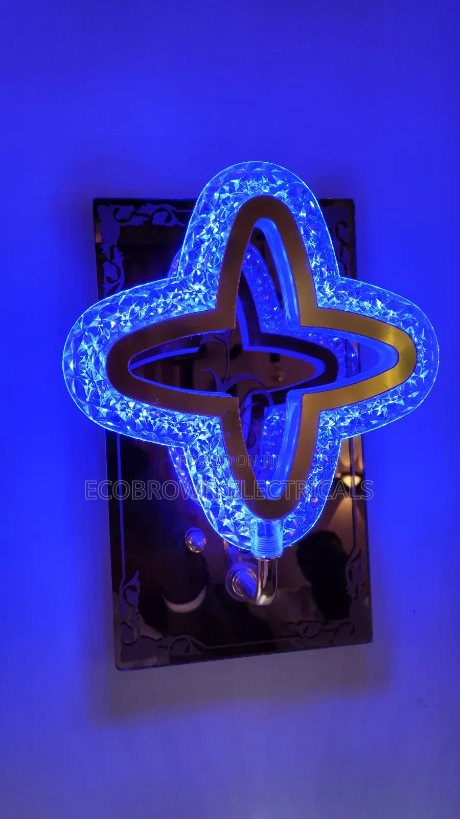 Crystal Wall Brackets Light Multiple Color Changing Light