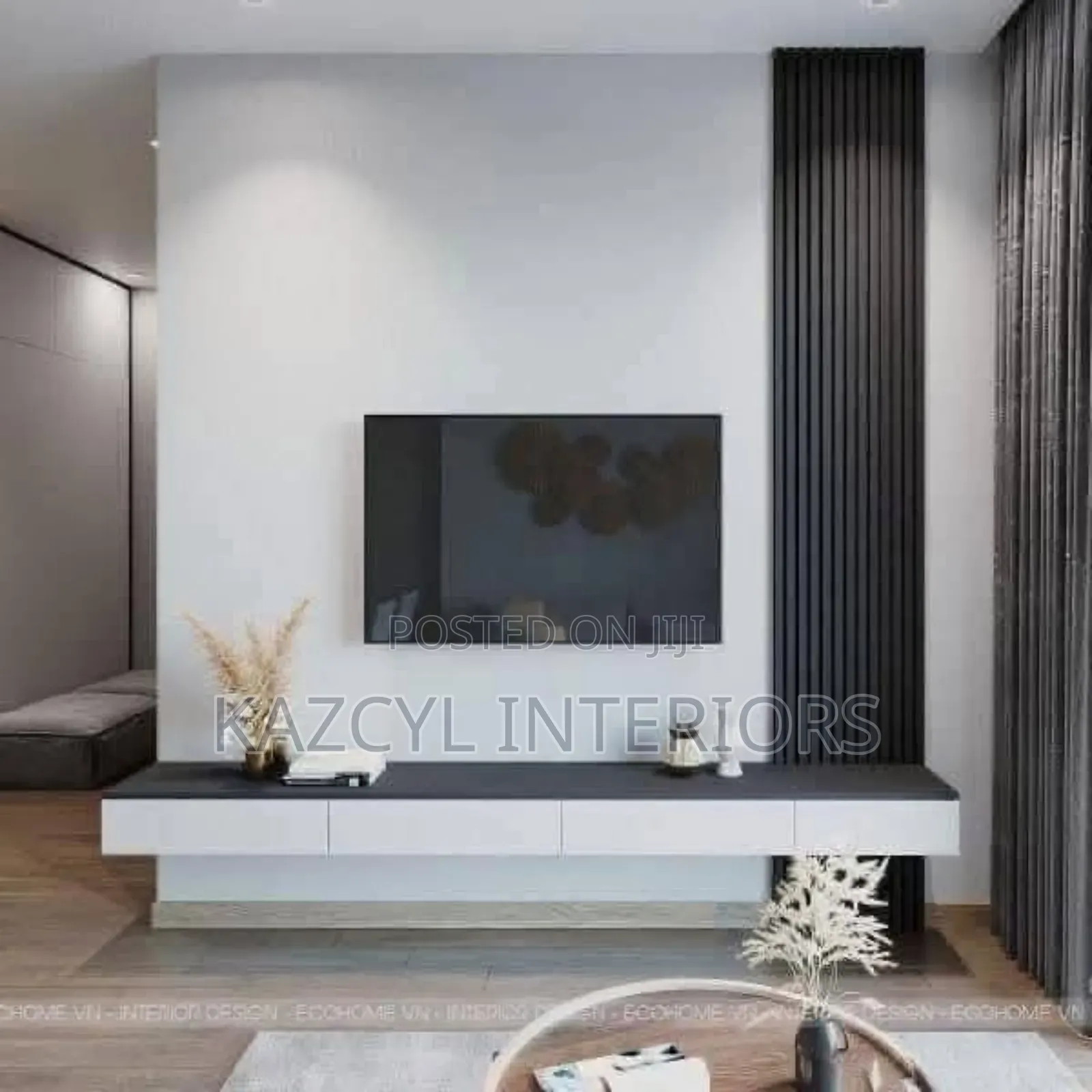 Flutted Panel for Wall and Tv Shelfs