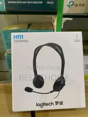 Logitech H111 STEREO Headset (One Port)