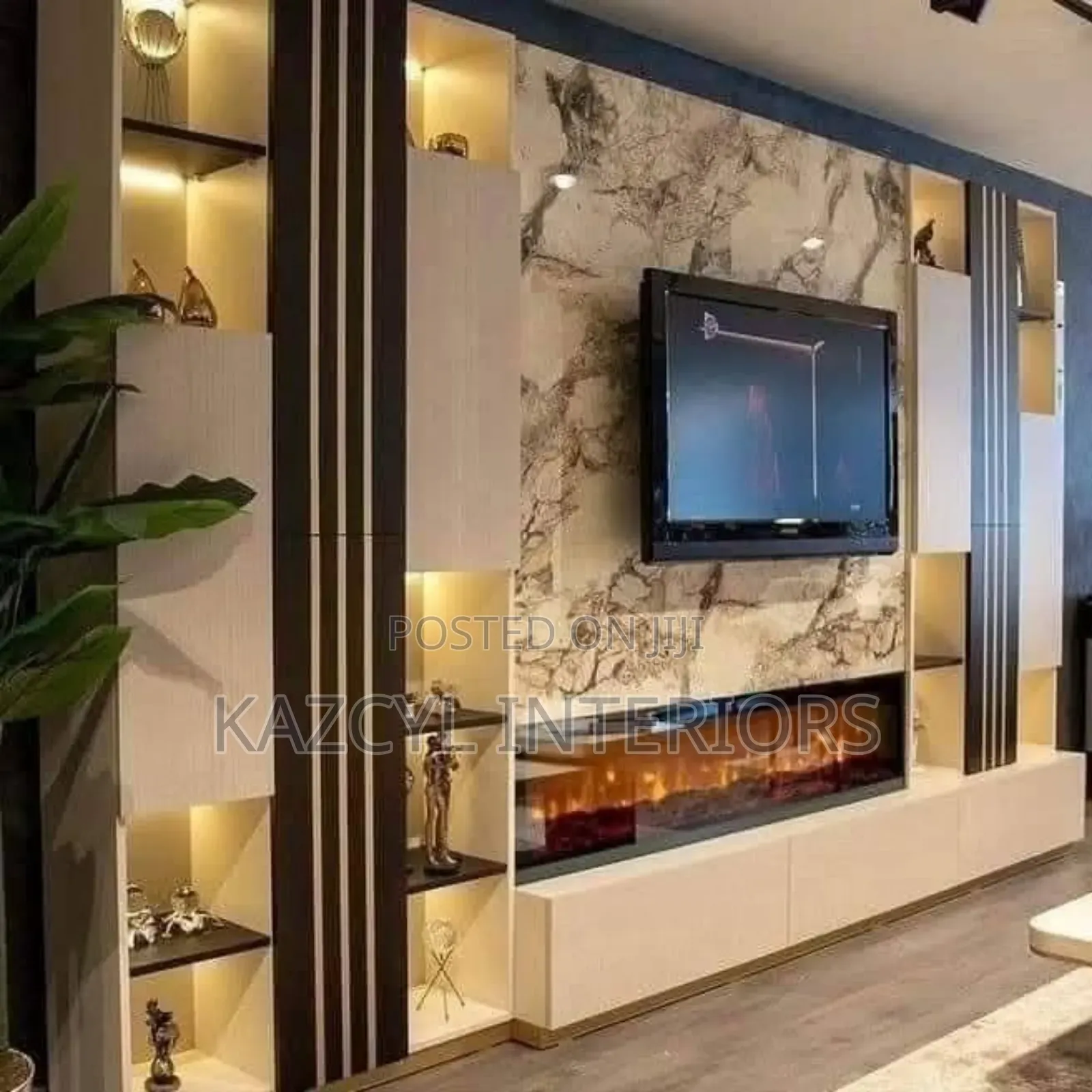 Flutted Panel for Wall and Tv Shelfs