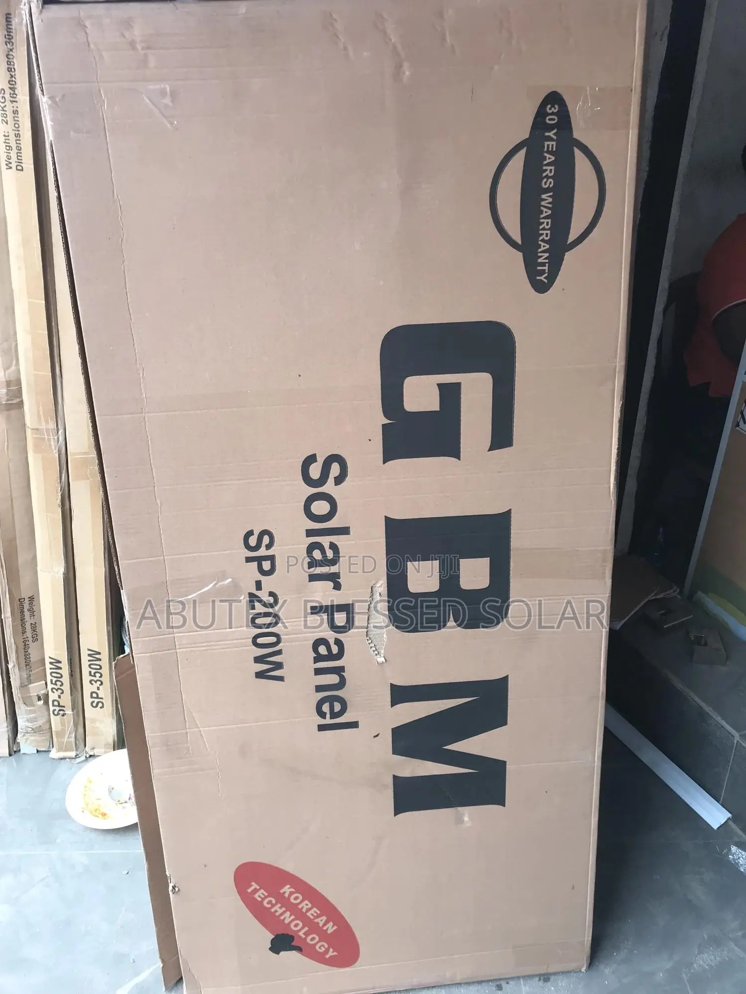 200watt GBM Mono Solar Panel