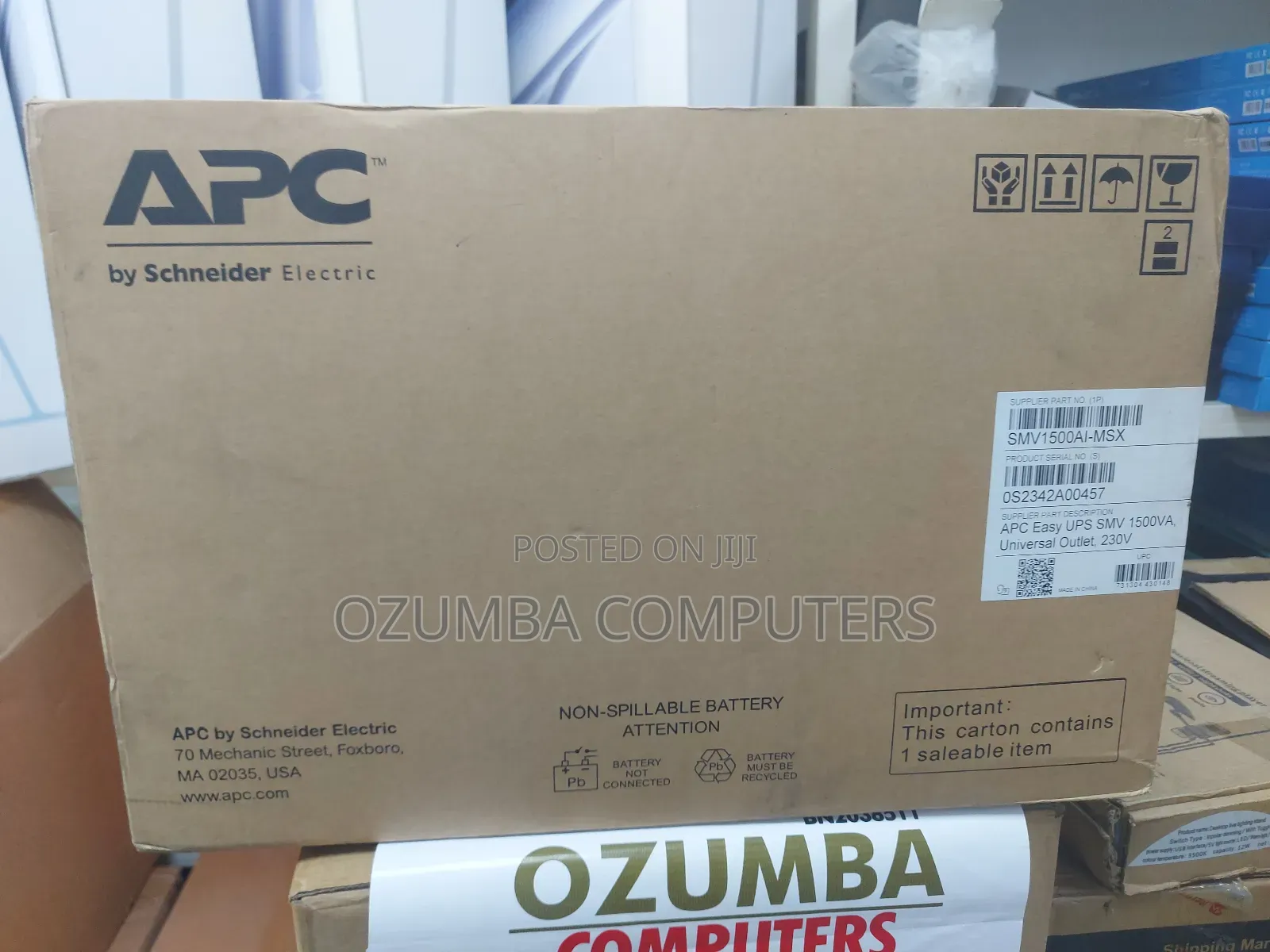 APC Easy UPS SMV 1500VA Uninterrupted Power Supply