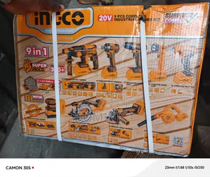 Ingco Cordless Tools Set 9 In 1