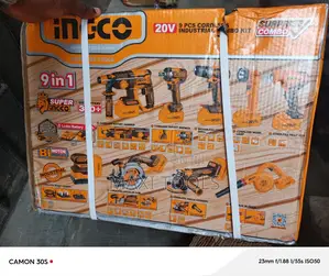 Ingco Cordless Tools Set 9 In 1