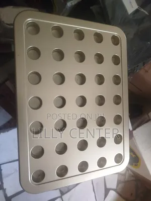 Portable Gold- Tone Communion Tray