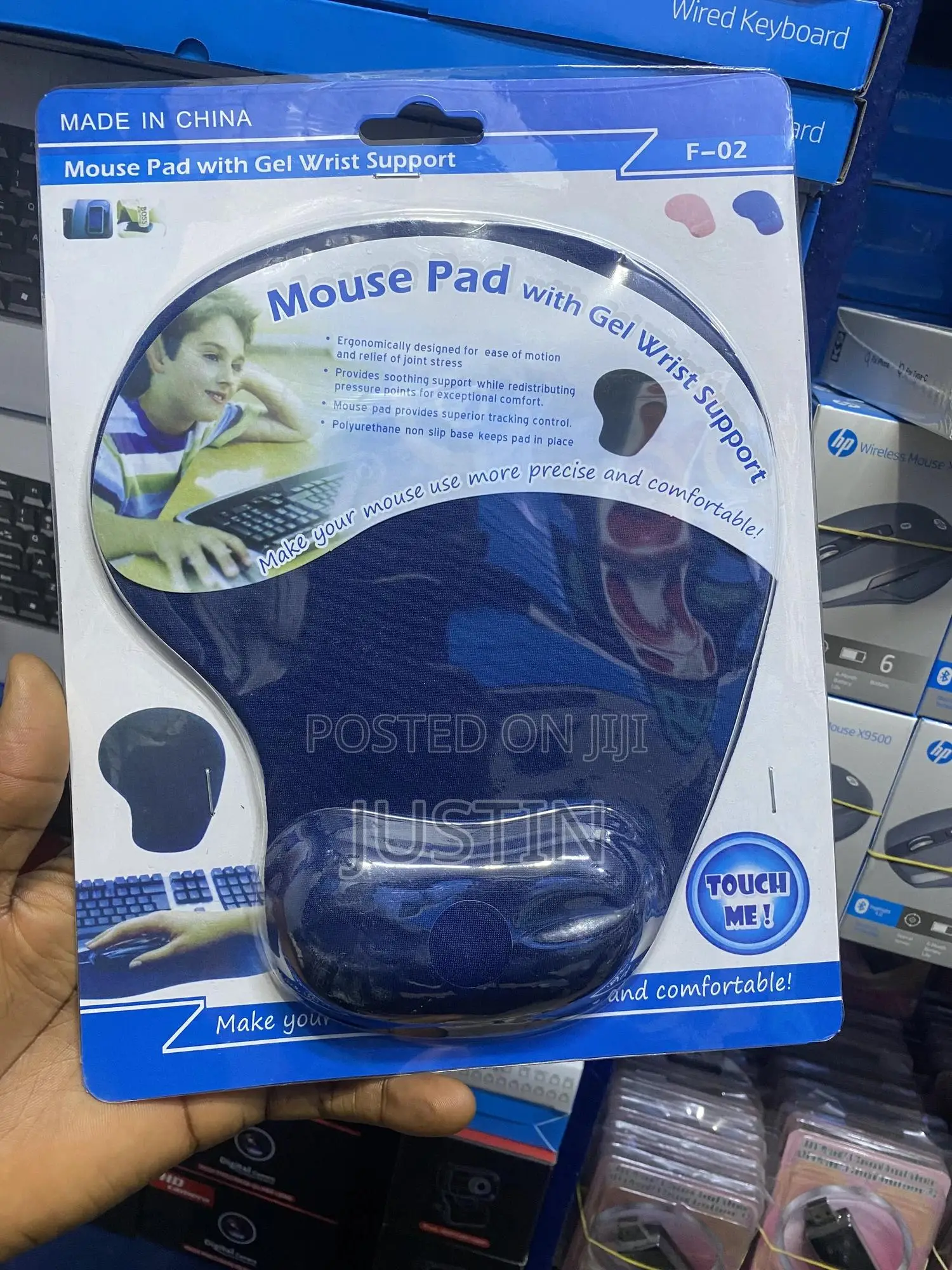 Mouse Pad With Wrist Support