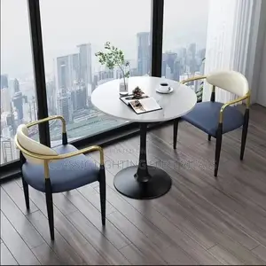 Of 2 Premium Dining Chairs Luxury Modern Arm Ergonomic